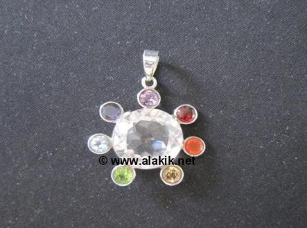 Chakra 925 silver pendant